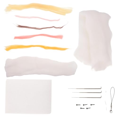 Tofficu 1 Satz Diy Filzset für Bastelprojekte Komplettes Nadel Filz Kit mit Materialien und Anleitung für Handgemachte Anhänger für Anfänger und Fortgeschrittene Waschbar und Langlebig Tofficu 1 Satz Diy Filzset für Bastelprojekte Komplettes Nadel Filz Kit mit Materialien und Anleitung für Handgemachte Anhänger für Anfänger und Fortgeschrittene Waschbar und Langlebig von Tofficu