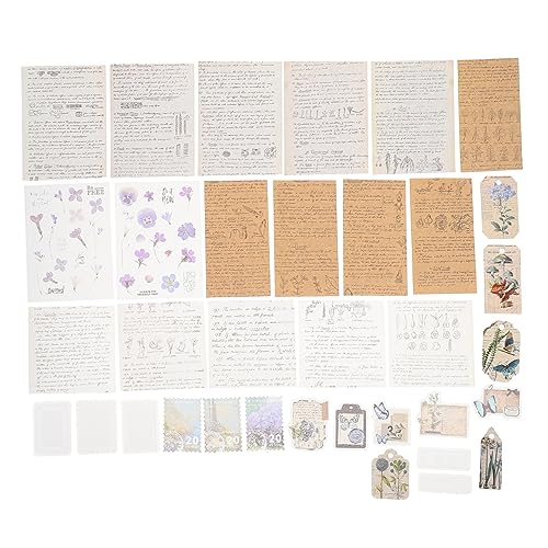 Tofficu 1 Satz Diy Hand Account Papier Bastelmaterialien mit Stickern für Journaling Scrapbooking und Dekorationen Sicherem Papier Langlebig und Vielseitig Einsetzbar Tofficu 1 Satz Diy Hand Account Papier Bastelmaterialien mit Stickern für Journaling Scrapbooking und Dekorationen Sicherem Papier Langlebig und Vielseitig Einsetzbar von Tofficu