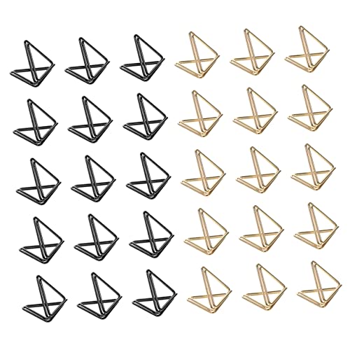 Tofficu 1 Satz Geformte Büroklammer Clips Goldene Büroklammern Rezeption Süßigkeitentüten Hochzeit Taschen Für Hochzeitsbevorzugungen Tischnummernhalter Planke Aluminiumlegierung 30 Stück von Tofficu