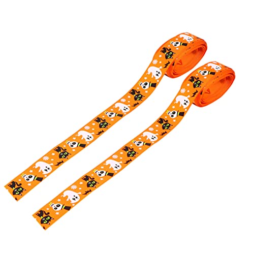 Tofficu 1 Satz Geisterband Halloween-skelett Gefälscht Halloween-seidenband Halloween- Geschenkband Dekoratives Wickelband Seide Basteln Polyester Orange 2rollen Tofficu 1 Satz Geisterband Halloween-skelett Gefälscht Halloween-seidenband Halloween- Geschenkband Dekoratives Wickelband Seide Basteln Polyester Orange 2rollen von Tofficu