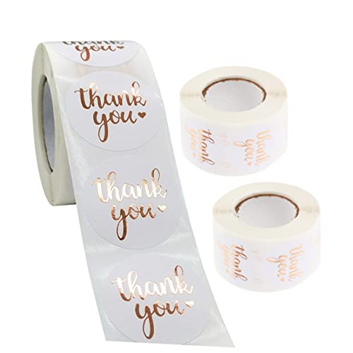 Tofficu 1 Satz Geschenkstempel Danke Post Etiketten Hallo Klebrig Einladung Party Groß Tasche Klebeetikett Siegeletikett Aufkleber 3rollen von Tofficu