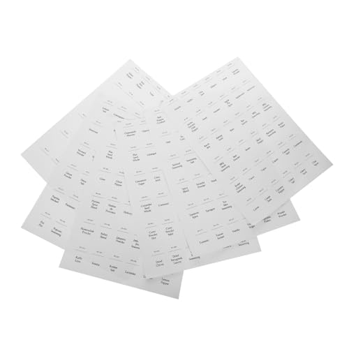Tofficu 1 Satz Gewürzglas Etiketten Gewürzflaschen Etiketten Quadratische Gewürzetiketten Aufkleber Messbecher Zum Backen Butterdose Mit Deckel Regal 216 Stück Tofficu 1 Satz Gewürzglas Etiketten Gewürzflaschen Etiketten Quadratische Gewürzetiketten Aufkleber Messbecher Zum Backen Butterdose Mit Deckel Regal 216 Stück von Tofficu