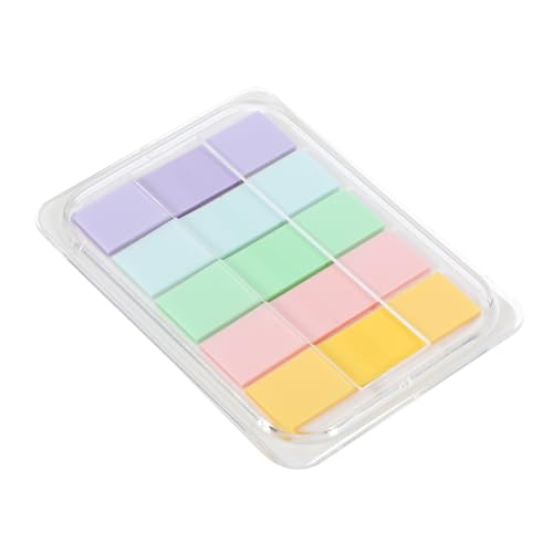 Tofficu 1 Satz Haftnotizen Selbstklebende Lesezeichen Index Tabs und Seitenmarker für Büro und Schule Praktische und Wiederverwendbare Notizstreifen Leichte Anwendung Vielseitig Einsetzbar von Tofficu