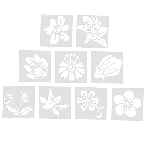 Tofficu 1 Satz Handmalerei-vorlage Schablonen Für Wandbemalung Schablonen Für Wandmalerei Zeichnung Blume Kuchenform Kinderschablonen Kunst Schablonen Das Haustier Beige 9 Stücke Tofficu 1 Satz Handmalerei-vorlage Schablonen Für Wandbemalung Schablonen Für Wandmalerei Zeichnung Blume Kuchenform Kinderschablonen Kunst Schablonen Das Haustier Beige 9 Stücke von Tofficu