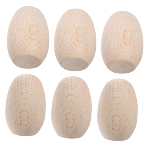 Tofficu 1 Satz Holzeier Diy Leere Holz Eier Zum Bemalen Ostern Basteln Für Erwachsene Wiederverwendbare Hühner Eier Ornamente Buchenholz 6 Stück Tofficu 1 Satz Holzeier Diy Leere Holz Eier Zum Bemalen Ostern Basteln Für Erwachsene Wiederverwendbare Hühner Eier Ornamente Buchenholz 6 Stück von Tofficu