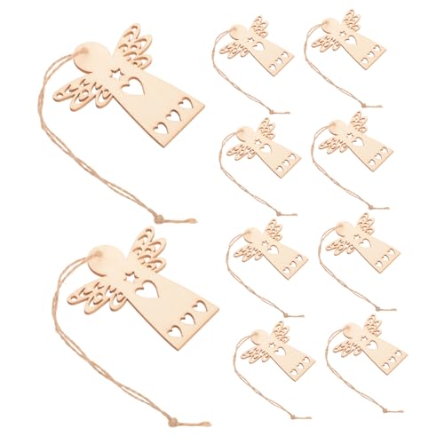 Tofficu 1 Satz Holzengel Anhänger Unbemalte Holzscheiben für Diy Bastelprojekte Dekoration für Weihnachten Party und Zuhause Holzschneider für Bastelbedarf Tofficu 1 Satz Holzengel Anhänger Unbemalte Holzscheiben für Diy Bastelprojekte Dekoration für Weihnachten Party und Zuhause Holzschneider für Bastelbedarf von Tofficu