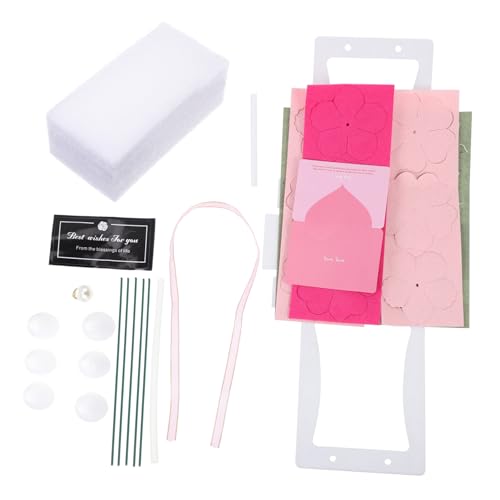 Tofficu 1 Satz Jacquard Toys handgefertigte Blumenkörbe Kinderspielzeug Handbetätigtes für Flower Making Kit für Bastelsets für Korbwaren Nicht gewebt Tofficu 1 Satz Jacquard Toys handgefertigte Blumenkörbe Kinderspielzeug Handbetätigtes für Flower Making Kit für Bastelsets für Korbwaren Nicht gewebt von Tofficu