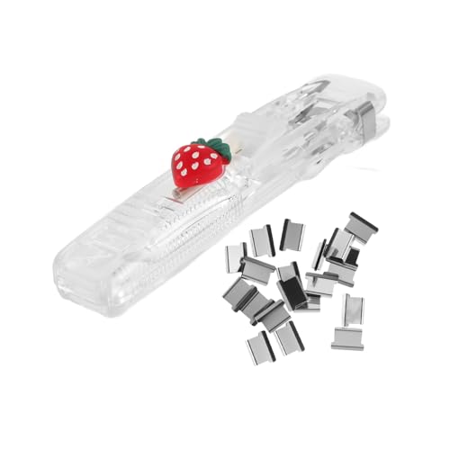 Tofficu 1 Satz Klammerschieber Bindemaschinen Heftgeräte Büro Papierkabinen Klemmbrett Klemmbrett Durchsichtige Berichtsabdeckungen Mit Schwenkclip Push Clip Hefterklemme Kreativer von Tofficu