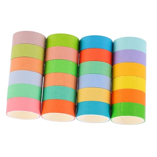 Tofficu 1 Satz Klebeband Scrapbooking Süßes Band Farbig Klebrig Dekorativ Dekorbänder Selber Machen Neutral Weihnachtsdeko Geschenkverpackungsband Japanisches Papier 24rolls Tofficu 1 Satz Klebeband Scrapbooking Süßes Band Farbig Klebrig Dekorativ Dekorbänder Selber Machen Neutral Weihnachtsdeko Geschenkverpackungsband Japanisches Papier 24rolls von Tofficu