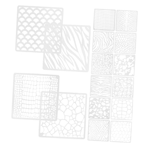 Tofficu 1 Satz Leopard-vorlage Diy Schablonen Für Basteln Wiederverwendbare Schablonen Für Malerei Schablonen Zum Malen Malvorlagen Malschablonen Multifunktionsschablonen Weiß 16 Stück Tofficu 1 Satz Leopard-vorlage Diy Schablonen Für Basteln Wiederverwendbare Schablonen Für Malerei Schablonen Zum Malen Malvorlagen Malschablonen Multifunktionsschablonen Weiß 16 Stück von Tofficu