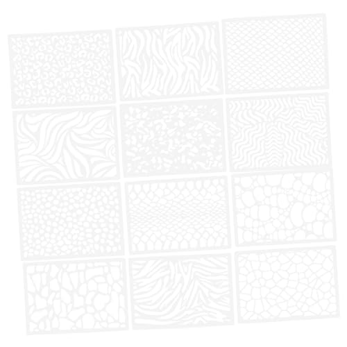Tofficu 1 Satz Leopardenmuster Schablonen Wiederverwendbare Wandmalerei Schablonen Für Diy Stoffe Handwerk Und Scrapbooking Für Projekte Und Designs 12 Stück Tofficu 1 Satz Leopardenmuster Schablonen Wiederverwendbare Wandmalerei Schablonen Für Diy Stoffe Handwerk Und Scrapbooking Für Projekte Und Designs 12 Stück von Tofficu