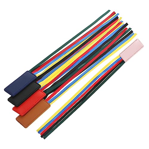 Tofficu 1 Satz Lesezeichen Aus Lederband Bookmarks Book Marks Exquisites Lesezeichen Empfindlich Seitenmarkierung Lesen Etikett Buchregisterkarten Seitenmarke Für Bücher Schleife 5 Stück von Tofficu