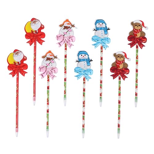 Tofficu 1 Satz Leuchtender Kugelschreiber Schüler Kugelschreiber Cartoon-kugelschreiber Kugelschreiber Mit Weihnachtsmotiv Stift Für Studenten ' Schulbedarf Plastik 8 Stück Tofficu 1 Satz Leuchtender Kugelschreiber Schüler Kugelschreiber Cartoon-kugelschreiber Kugelschreiber Mit Weihnachtsmotiv Stift Für Studenten ' Schulbedarf Plastik 8 Stück von Tofficu