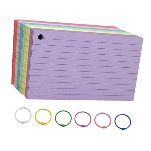 Tofficu 1 Satz Loseblattbuch schul sachen schulmaterial lehrerin notizbuch notebooks Notizbuch mit Ringen nootbook linierte Notizkarten Karteikarte Tragbare Notizbilder Sprachkarten Papier Tofficu 1 Satz Loseblattbuch schul sachen schulmaterial lehrerin notizbuch notebooks Notizbuch mit Ringen nootbook linierte Notizkarten Karteikarte Tragbare Notizbilder Sprachkarten Papier von Tofficu