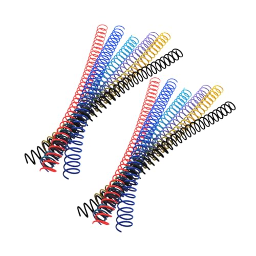 Tofficu 1 Satz Loseblattspule Spiralkabelwicklung Bunte Binderringe Spiralbindungsspulen Bindemaschine Spiralspulenbinder Notizblock Binderringe Kettenordner Binderkreise 12 Stück Tofficu 1 Satz Loseblattspule Spiralkabelwicklung Bunte Binderringe Spiralbindungsspulen Bindemaschine Spiralspulenbinder Notizblock Binderringe Kettenordner Binderkreise 12 Stück von Tofficu