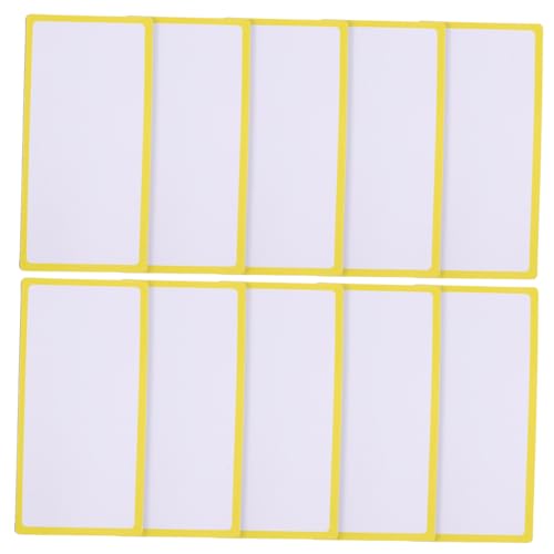 Tofficu 1 Satz Magnetische Namensschilder Wiederverwendbare Beschriftungsetiketten Abwischbar Für Kühlschrank Whiteboard Büro Und Schule Vielseitig Einsetzbar Einfach Zu Handhaben 10 Stück von Tofficu