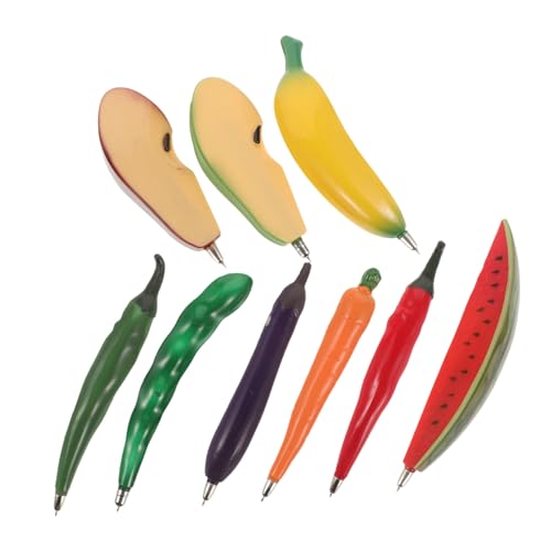 Tofficu 1 Satz Obst-kühlschrankmagnet Party-schreibstifte Fruchtkugelschreiber Stifte Für Die Party Pflanzlicher Magnet Kugelschreiber Blaue Tinte Dekorative Kugelschreiber Plastik 9 Stück Tofficu 1 Satz Obst-kühlschrankmagnet Party-schreibstifte Fruchtkugelschreiber Stifte Für Die Party Pflanzlicher Magnet Kugelschreiber Blaue Tinte Dekorative Kugelschreiber Plastik 9 Stück von Tofficu