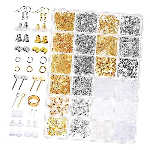 Tofficu 1 Satz Ohrringe Diy Ohrstecker Haken Ohrstecker Plugs Schmuckherstellung Material für Individuelles Design von Ohrringen und Hypoallergen und Langlebig für Projekte Tofficu 1 Satz Ohrringe Diy Ohrstecker Haken Ohrstecker Plugs Schmuckherstellung Material für Individuelles Design von Ohrringen und Hypoallergen und Langlebig für Projekte von Tofficu