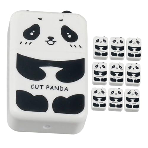 Tofficu 1 Satz Panda Radiergummi Malradierer Tragbarer Schulradierer Radiergummis Für Radiergummi Für Künstler Marker Panda Bleistiftradierer Elektrisches Whiteboard 10 Stück von Tofficu