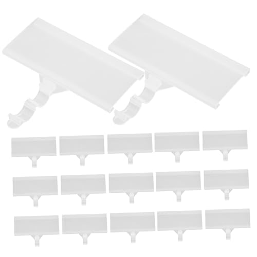 Tofficu 1 Satz Preisschild Im Supermarkt Mülleimerklammern Etikettspender Speichern Etiketten Für Drahtgestelle Löschbar Tabletts Weiden Aus Steht Deckel Stand Plastik Transparent 20 Stück Tofficu 1 Satz Preisschild Im Supermarkt Mülleimerklammern Etikettspender Speichern Etiketten Für Drahtgestelle Löschbar Tabletts Weiden Aus Steht Deckel Stand Plastik Transparent 20 Stück von Tofficu