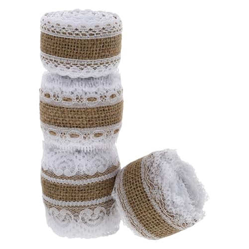 Tofficu 1 Satz Sackleinen-spitze Hochzeit Spitze Fälschung Breit Weihnachtsdekorationen Fest Weihnachtskrippe Weihnachtskissen Braut Hochzeitskleid Spitze Hochzeitsdekoration Tuch 4rolls Tofficu 1 Satz Sackleinen-spitze Hochzeit Spitze Fälschung Breit Weihnachtsdekorationen Fest Weihnachtskrippe Weihnachtskissen Braut Hochzeitskleid Spitze Hochzeitsdekoration Tuch 4rolls von Tofficu