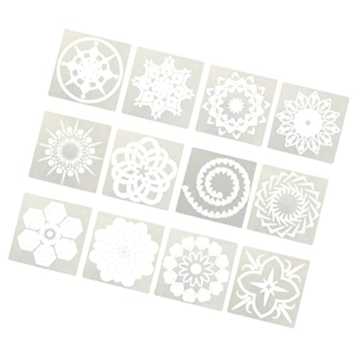 Tofficu 1 Satz Schablonen Aushöhlen Schablonen Zum Sprühen Mandala Schablonen Zeichenschablonen Mandala Vorlagen Schablonen Zum Zeichnen Von Mode Malschablonen Weiß 12 Stück Tofficu 1 Satz Schablonen Aushöhlen Schablonen Zum Sprühen Mandala Schablonen Zeichenschablonen Mandala Vorlagen Schablonen Zum Zeichnen Von Mode Malschablonen Weiß 12 Stück von Tofficu