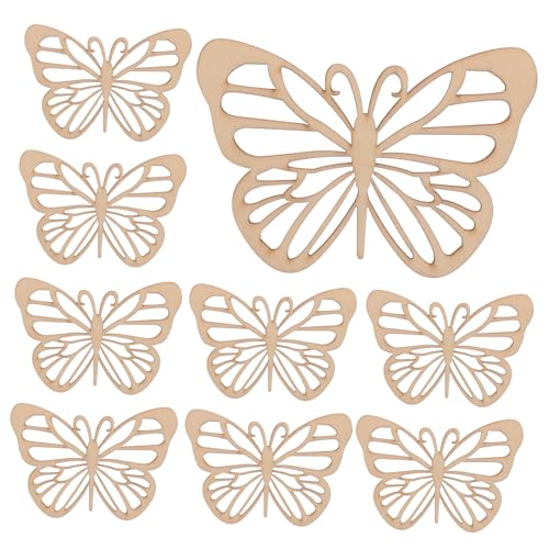 Tofficu 1 Satz Schmetterlingsausschnitt Dekorationen Hochzeitsfarbe Flügel Schmetterlingsdekor Dekorative Ausschnitte Kleine Bastelarbeiten DIY Gartenparty 10 Stück Tofficu 1 Satz Schmetterlingsausschnitt Dekorationen Hochzeitsfarbe Flügel Schmetterlingsdekor Dekorative Ausschnitte Kleine Bastelarbeiten DIY Gartenparty 10 Stück von Tofficu