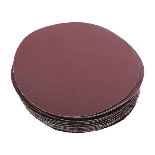 Tofficu 1 Satz Selbstklebendes Sandpapierblatt Schleifpapier Polieren Von Sandpapier Schleifen Runden Automobil Nasses Trockenes Papier Schleif- Und Polierpapier Sandmaterial Rot 20 Stück von Tofficu