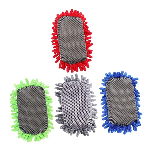 Tofficu 1 Satz Staubreinigungsschwamm Tragbare Whiteboard-löscher Vielseitiger Tafelwischer Trockene Radiergummis Magnetische Löscher Für Whiteboards Büro-trockenlöscher Chenille 4 Stück von Tofficu