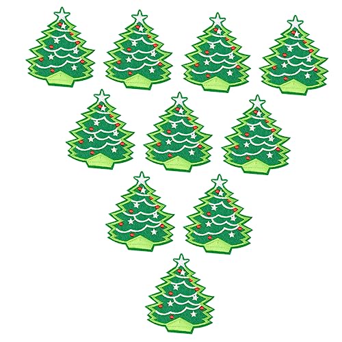 Tofficu 1 Satz Stickereiflecken Zubehör Gestickte Aufnäher Nähapplikationen Für Weihnachten Tuch Bestickt Dekorationen Thematisiert Weihnachtskostüm Versorgung Stichworte Stoff 10 Stück Tofficu 1 Satz Stickereiflecken Zubehör Gestickte Aufnäher Nähapplikationen Für Weihnachten Tuch Bestickt Dekorationen Thematisiert Weihnachtskostüm Versorgung Stichworte Stoff 10 Stück von Tofficu