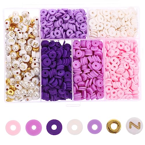 Tofficu 1 Satz Teilige Polymer Tonperlen Set für DIY Armbänder und Schmuckherstellung Geeignet für Mädchen ohne Geruch Sicher der Anwendung für Basteln und Stressfreies Gestalten Tofficu 1 Satz Teilige Polymer Tonperlen Set für DIY Armbänder und Schmuckherstellung Geeignet für Mädchen ohne Geruch Sicher der Anwendung für Basteln und Stressfreies Gestalten von Tofficu