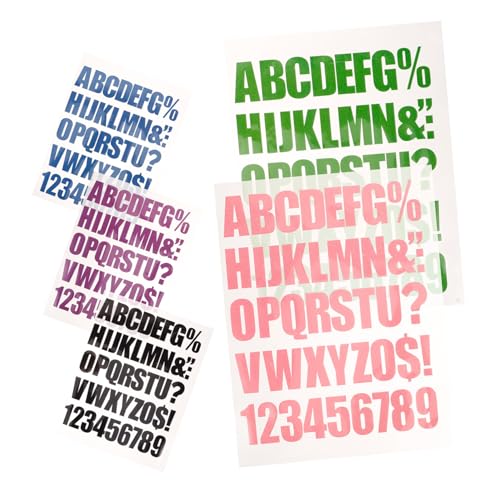 Tofficu 1 Satz Teiliges Bügelbuchstaben Buntes Aufbügeln Für Textilien Leichte Kompakte Kleidung Patches Zum Dekorieren Reparieren Und Verstärken Einfache Anwendung Für Diy 5blätter Tofficu 1 Satz Teiliges Bügelbuchstaben Buntes Aufbügeln Für Textilien Leichte Kompakte Kleidung Patches Zum Dekorieren Reparieren Und Verstärken Einfache Anwendung Für Diy 5blätter von Tofficu