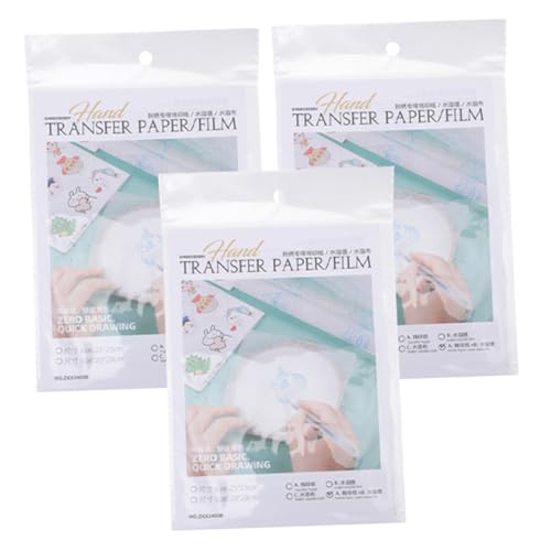 Tofficu 1 Satz Übertragen Sie Papier Wasserlöslicher Film Waschbar Auflösbarer Stoff Stick- Und Stickpapier Abwaschen Stabilisator Quilten Handarbeit Wasserlösliches Stickvlies Weiß Pva Tofficu 1 Satz Übertragen Sie Papier Wasserlöslicher Film Waschbar Auflösbarer Stoff Stick- Und Stickpapier Abwaschen Stabilisator Quilten Handarbeit Wasserlösliches Stickvlies Weiß Pva von Tofficu
