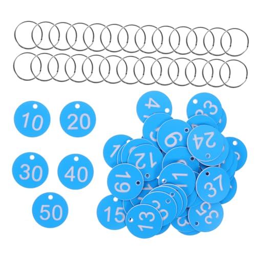 Tofficu 1 Satz Ventiletikett Schlüsselanhänger Mit Etiketten Nummerierte Tags Bezeichner, Schlüsseletikett Slotted Key -tag Nummeriert Zahlen -tags Mit Schlüsselringen Abs Himmelblau Tofficu 1 Satz Ventiletikett Schlüsselanhänger Mit Etiketten Nummerierte Tags Bezeichner, Schlüsseletikett Slotted Key -tag Nummeriert Zahlen -tags Mit Schlüsselringen Abs Himmelblau von Tofficu