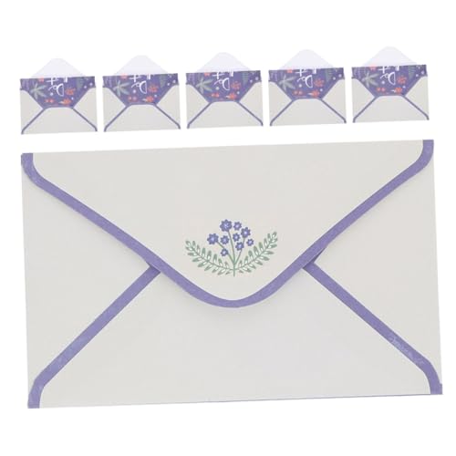Tofficu 1 Satz Vintage Briefpapier Umschlag Set Teiliges Blumen Design Blanko Umschläge für Einladungen Hochzeiten Briefe und Karten Tragbar und Elegant für Besondere Anlässe Tofficu 1 Satz Vintage Briefpapier Umschlag Set Teiliges Blumen Design Blanko Umschläge für Einladungen Hochzeiten Briefe und Karten Tragbar und Elegant für Besondere Anlässe von Tofficu