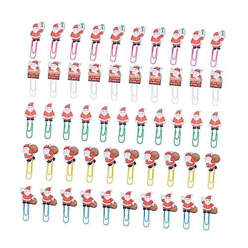Tofficu 1 Satz Weihnachts-büroklammer Lesezeichen-clip Mini-büroklammer Weihnachts-lesezeichen Weihnachtsmann Büroklammern Schreibwaren Lesezeichen Weihnachtsmann Hölzern Colorful 50 Stück Tofficu 1 Satz Weihnachts-büroklammer Lesezeichen-clip Mini-büroklammer Weihnachts-lesezeichen Weihnachtsmann Büroklammern Schreibwaren Lesezeichen Weihnachtsmann Hölzern Colorful 50 Stück von Tofficu