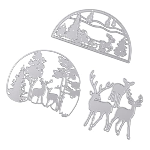 Tofficu 1 Satz Weihnachtssterben Stroiki Świąteczne Na Stół Schneidemesser Für Weihnachtsdekorationen Weihnachtsstanzen Für Die Kartenherstellung Schablone Und Handwerk Stanzformen 3 Stück Tofficu 1 Satz Weihnachtssterben Stroiki Świąteczne Na Stół Schneidemesser Für Weihnachtsdekorationen Weihnachtsstanzen Für Die Kartenherstellung Schablone Und Handwerk Stanzformen 3 Stück von Tofficu