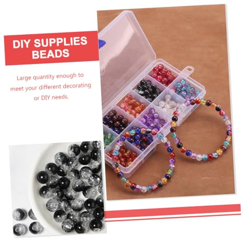 Tofficu 1 Schachtel Crackle Glasperlen Fächer Box Runde Glasperlen Auffädeln DIY Schmuck Zubehör für Armbänder Ketten Kreative Bastelprojekte Tofficu 1 Schachtel Crackle Glasperlen Fächer Box Runde Glasperlen Auffädeln DIY Schmuck Zubehör für Armbänder Ketten Kreative Bastelprojekte von Tofficu