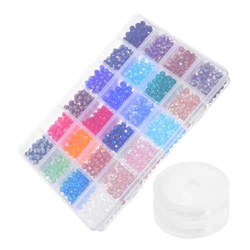 Tofficu 1 Schachtel Glasperlen Armband Runde Perlen Abstandsperlen Für Ohrringe Kit Zur Herstellung Von Kristallarmbändern Perlen Für Die Herstellung Von Armbändern Perlen Für Armbänder Tofficu 1 Schachtel Glasperlen Armband Runde Perlen Abstandsperlen Für Ohrringe Kit Zur Herstellung Von Kristallarmbändern Perlen Für Die Herstellung Von Armbändern Perlen Für Armbänder von Tofficu