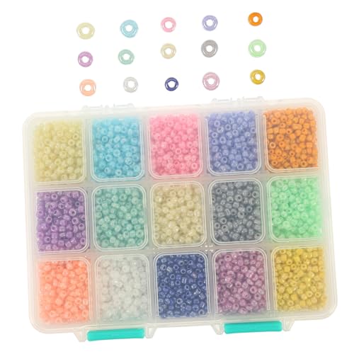 Tofficu 1 Schachtel Glasperlen klein Herstellung winzig farbig wohnungseinrichtung home decoration beads for bracelets schmuckzubehör DIY-Bastelanhänger Abstandsperlen selber machen Tofficu 1 Schachtel Glasperlen klein Herstellung winzig farbig wohnungseinrichtung home decoration beads for bracelets schmuckzubehör DIY-Bastelanhänger Abstandsperlen selber machen von Tofficu