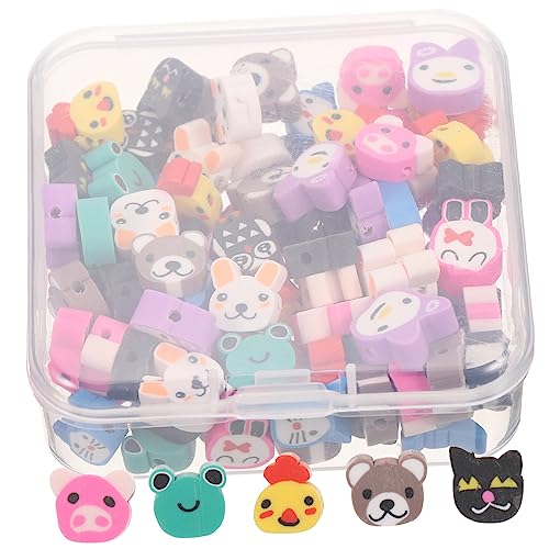 Tofficu 1 Schachtel Polymer Clay Perlen Box Leichte Diy Schmuckperlen mit Niedlichen Tiermotiven Langlebig Tragbar für Armbänder Halsketten Haaraccessoires und Bastelprojekte Tofficu 1 Schachtel Polymer Clay Perlen Box Leichte Diy Schmuckperlen mit Niedlichen Tiermotiven Langlebig Tragbar für Armbänder Halsketten Haaraccessoires und Bastelprojekte von Tofficu