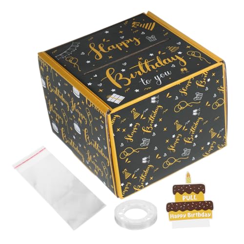 Tofficu 1 Set Geschenkbox Zum Geburtstag Geld Herausziehen Gruß Mit Geburtstagsüberraschungsgeschenk Bargeld Herausziehen Geburtstagsgeschenk Geldkuchenspender Tofficu 1 Set Geschenkbox Zum Geburtstag Geld Herausziehen Gruß Mit Geburtstagsüberraschungsgeschenk Bargeld Herausziehen Geburtstagsgeschenk Geldkuchenspender von Tofficu