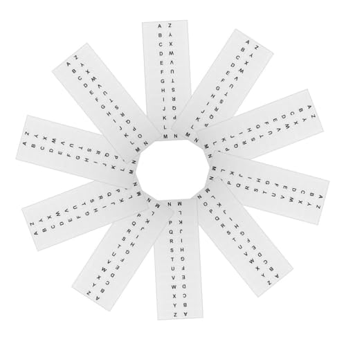 Tofficu 10 Blatt Index Etikettenaufkleber Buchnotizaufkleber Dateiindex Etiketten Wörterbuch Buchstabenregister Klassifizierungszeichen A Z Register Seitenmarkierungsaufkleber von Tofficu