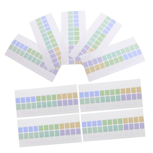 Tofficu 10 Blatt Klassifizierungsaufkleber für Schüler würfelunterlage Notizbuch Aufkleber Notizmarkierungssticker klebrig Klebestreifen Klebezettel für den Notizblock Anmerkungszubehör Tofficu 10 Blatt Klassifizierungsaufkleber für Schüler würfelunterlage Notizbuch Aufkleber Notizmarkierungssticker klebrig Klebestreifen Klebezettel für den Notizblock Anmerkungszubehör von Tofficu