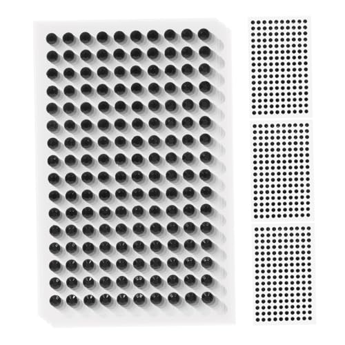 Tofficu 10 Blatt Selbstklebende Glitzersteine Acryl Rhinestones für Gesichts Make Up Karten Dekoration und Bastelprojekte Funkelnde Strasssteine für DIY Kunstwerke von Tofficu