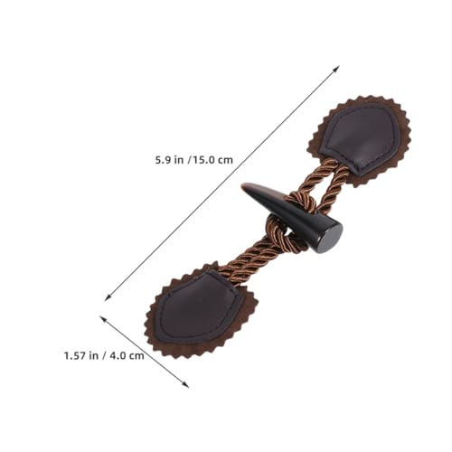 Tofficu 10 Paare Resin Knebelknöpfe für Wintermäntel Langlebige Horn-optik Toggle Buttons Sichere Befestigung zum Ersetzen von Knöpfen an Mänteln und DIY Kleidung Dunkelbraun Tofficu 10 Paare Resin Knebelknöpfe für Wintermäntel Langlebige Horn-optik Toggle Buttons Sichere Befestigung zum Ersetzen von Knöpfen an Mänteln und DIY Kleidung Dunkelbraun von Tofficu