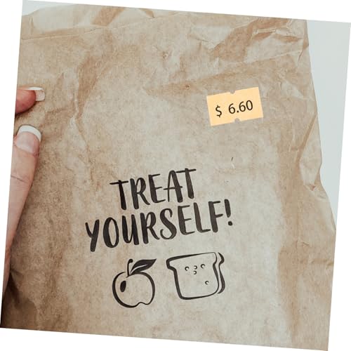 Tofficu 10 Rollen Preisauszeichner Etikettenpapier Selbstklebend Einreihig Nachfüllrollen für Preismarker Supermarkt Ladengeschäft Orangene Aufkleber für Preiskennzeichnung Tofficu 10 Rollen Preisauszeichner Etikettenpapier Selbstklebend Einreihig Nachfüllrollen für Preismarker Supermarkt Ladengeschäft Orangene Aufkleber für Preiskennzeichnung von Tofficu