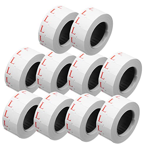 Tofficu 10 Rollen Preisschildpapier Klebeetiketten Größenaufkleber Kleidergrößenetiketten Einzelhandelsetiketten Kleidung Tag-aufkleber Aufkleber-etiketten Klebstoff Entfernbare Etiketten Tofficu 10 Rollen Preisschildpapier Klebeetiketten Größenaufkleber Kleidergrößenetiketten Einzelhandelsetiketten Kleidung Tag-aufkleber Aufkleber-etiketten Klebstoff Entfernbare Etiketten von Tofficu