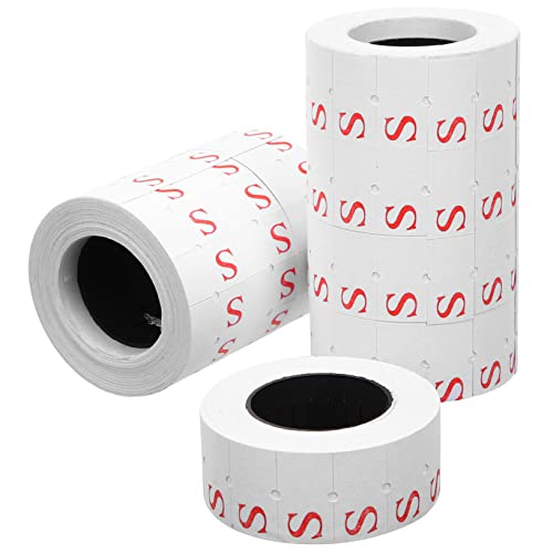 Tofficu 10 Rollen Preisschildpapier Klein Kleidungsanhänger Und -etiketten Klebrig Größe Aufkleber Etiketten Für Kleidergrößenaufkleber Aufkleber Für Die Kleidergröße Etiketten -tags Weiß von Tofficu