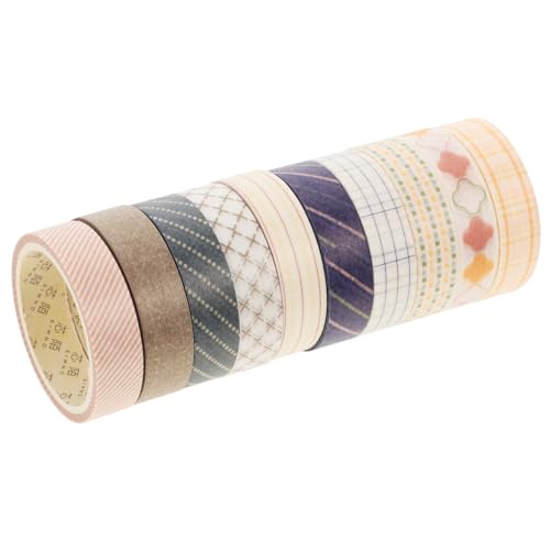 Tofficu 10 Rollen Teiliges Washi Tape Set Dünn Geometrisch Dekorative Klebebänder Scrapbooking DIY Geschenkverpackung Vielseitig Abreißbar und Teilbar für Bastelprojekte und Partydeko Tofficu 10 Rollen Teiliges Washi Tape Set Dünn Geometrisch Dekorative Klebebänder Scrapbooking DIY Geschenkverpackung Vielseitig Abreißbar und Teilbar für Bastelprojekte und Partydeko von Tofficu